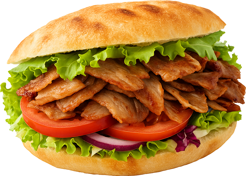 KI Illustration eines Kebap